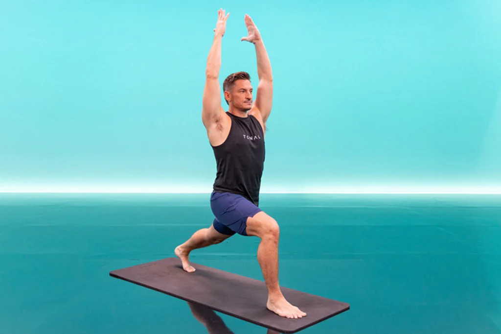 Yoga builds strength, but not necessarily in the same way lifting weights does.